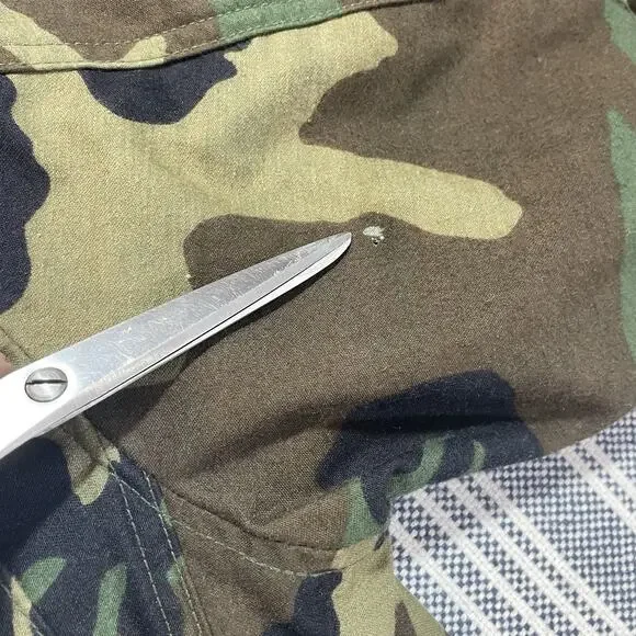 Vintage US Army Cold Weather Field Coat Small Reg Woodland Camo - Picture 8 of 9